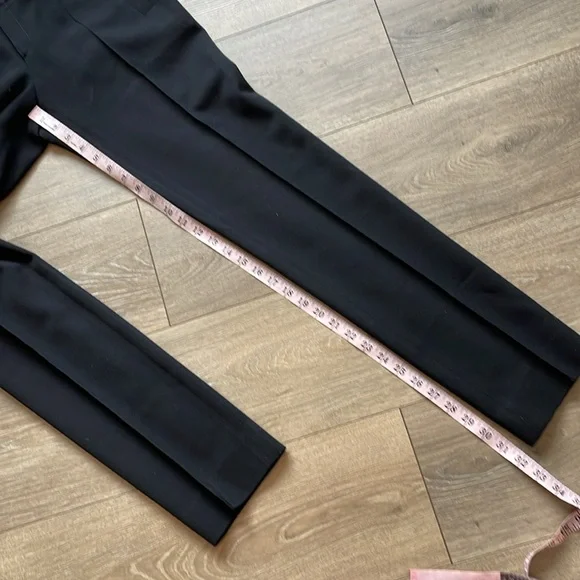Gucci Lana Wool Black Tapered Leg Pants